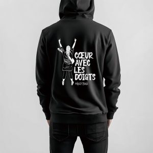 Sweat Cœur avec les doigts
