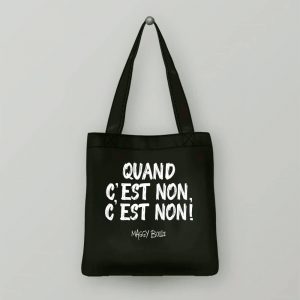 Tote bag Quand c'est non, c'est non!